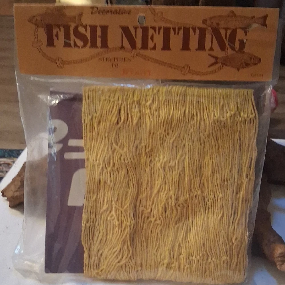 Decorative Fish Netting - Yellow